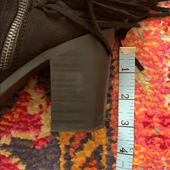 Fringe black boots / booties *worn once! - Picture 6 of 8